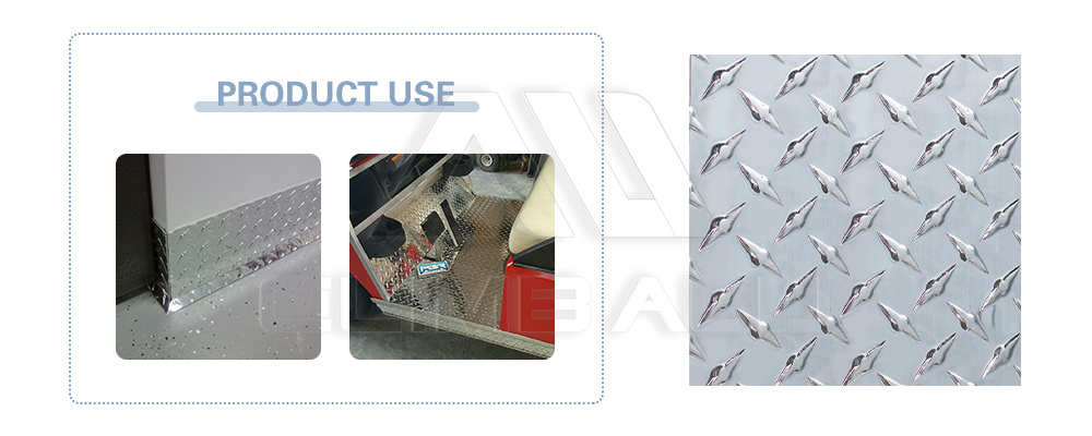 Climb Aluminum Diamond Plate for Anti Slipping and Wall Protection